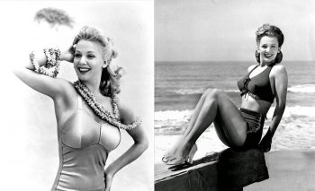 Фотографии Кэрол Лэндис - трагическая биография звезды Голливуда 1940-х