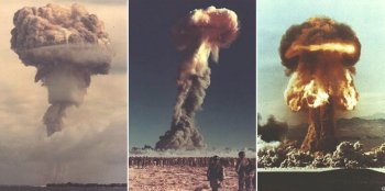 Все ядерные испытания США с 1940-х до 1960-х годов