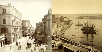 Исторические фотографии столицы Мальты города Валлетта в 19 веке