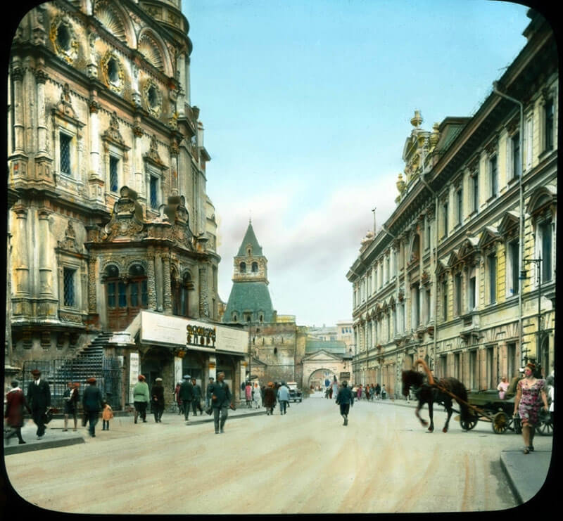 Башня церкви Святого Пантелемона Афона, Москва 1930-е годы