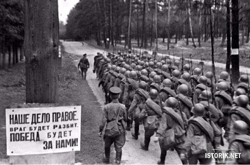 Новобранцы уезжают на фронт, 23 июня 1941 год