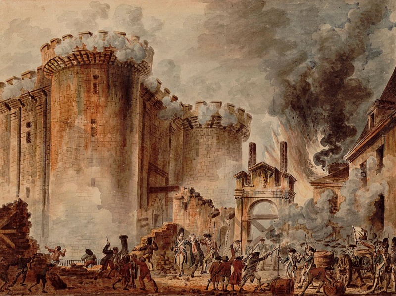 Картина «Взятие Бастилии, 14 июля 1789 года»