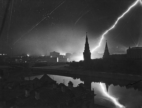 Бомбардировка Москвы немцами, 1941