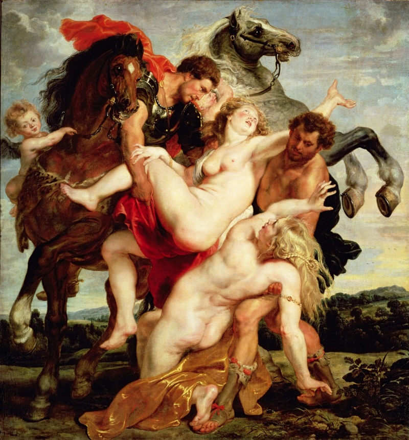 Похищение дочерей Левкиппа – Питер Рубенс, 1617-1618