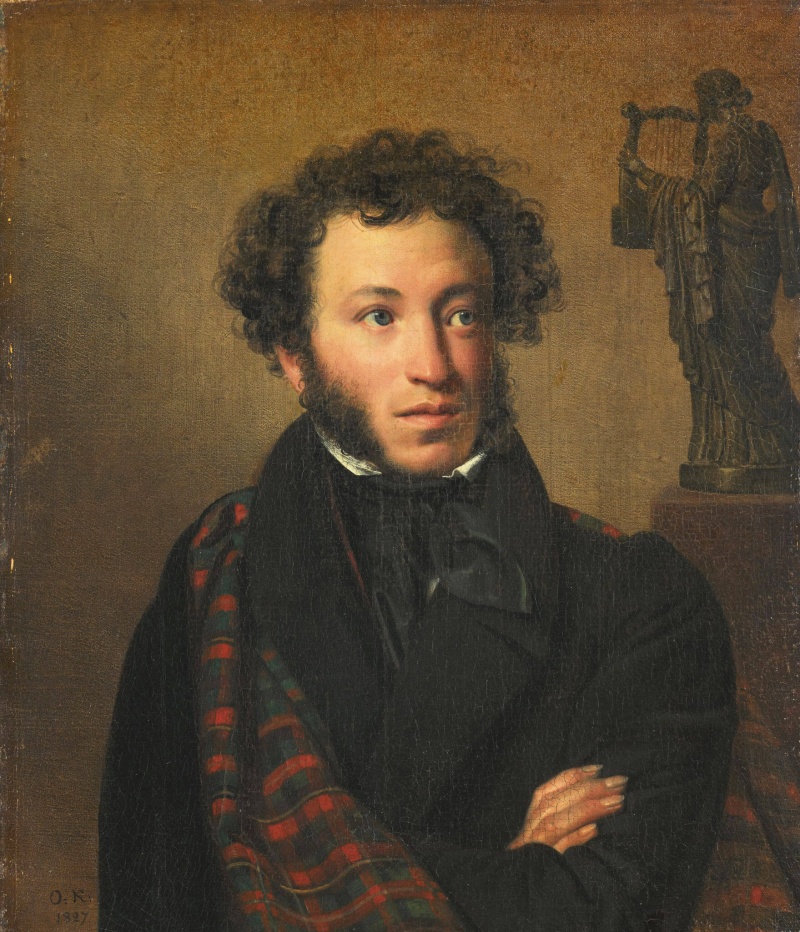 Портрет А.С.Пушкина - Орест Кипренский, 1827